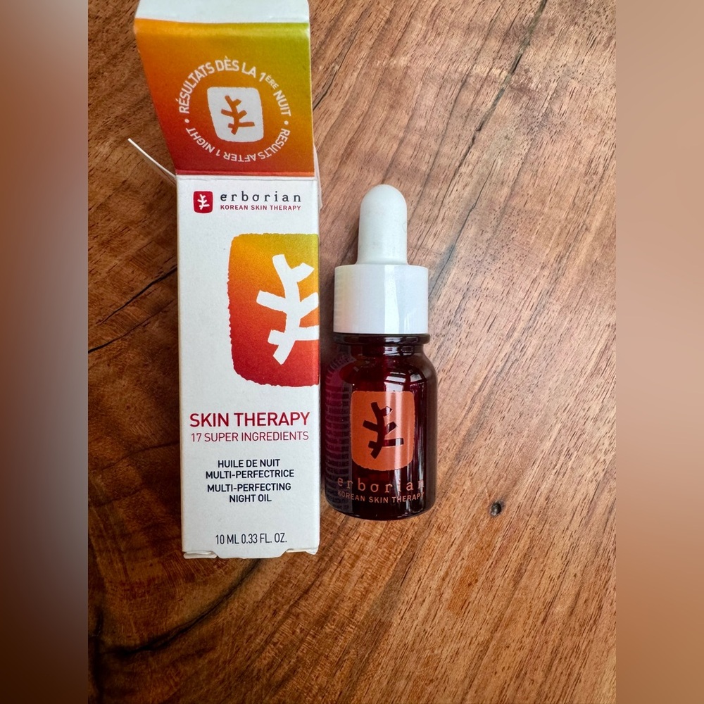 Erborian Skin Therapy Night Oil 10ml NEW in Box – 17 Super Ingredients